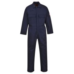 Portwest BIZ1 Bizweld Navy Cotton Flame Retardent Workwear Coverall