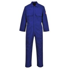 Portwest BIZ1 Bizweld Royal Cotton Flame Retardent Workwear Coverall