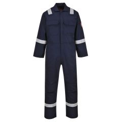 Portwest BIZ5 Bizweld Navy Iona Cotton FR Workwear Coverall with High Vis