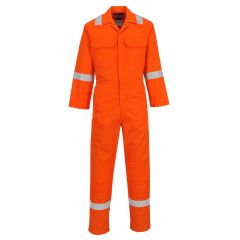 Portwest BIZ5 Bizweld Orange Iona Cotton FR Workwear Coverall with High Vis