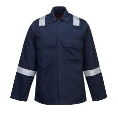 Portwest Bizweld BZ13 Navy Flame Resistant Bizweld Iona Jacket