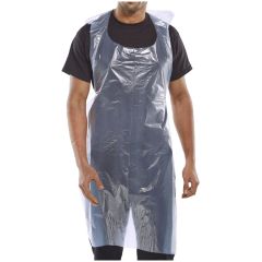 Disposable Multipurpose Clear Aprons Size 42" x 27" 1000 Aprons Per Pack