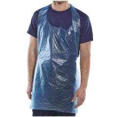 Disposable Multipurpose Blue Aprons Size 42" x 27" 1000 Aprons Per Pack