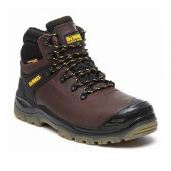 DeWalt Newark Waterproof Brown Leather Mens Safety Hiker Boots