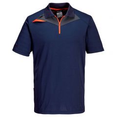 DX4 Workwear DX410 Navy Short Sleeve Moisture Wicking Polo Shirt