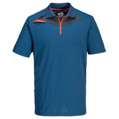 DX4 Workwear DX410 Metro Blue Short Sleeve Moisture Wicking Polo Shirt