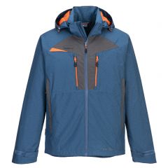 DX4 Workwear DX463 Blue Stretch Breathable Waterproof Shell Jacket