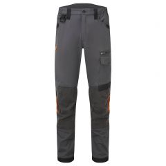 EV4 Workwear EV441 Metal Grey Slim Fit Stretch Service Work Trousers