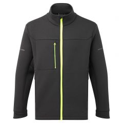 EV4 Workwear EV473 Black Technical Zip Front Work Fleece Jacket