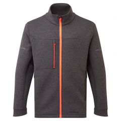 EV4 Workwear EV473 Metal Grey Technical Zip Front Work Fleece Jacket