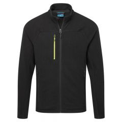 EV4 Workwear EV480 Black Textured Zip Front EzeeCool Work Fleece Jacket