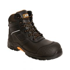 JCB Fastrack 4000 Black Leather Metal Free Waterproof S3 Safety Boots