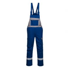 Portwest Bizflame Ultra FR07 FR Blue Two Tone Antistatic Bib and Brace