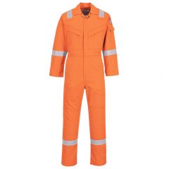 Portwest Bizflame Plus FR21 Orange FR Lightweight Anti Static Coverall