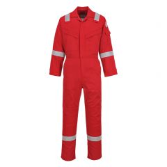 Portwest Bizflame Plus FR21 Red FR Lightweight Anti Static Coverall