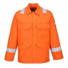 Portwest Bizflame Plus FR25 Orange Flame Resistant Antistatic Jacket