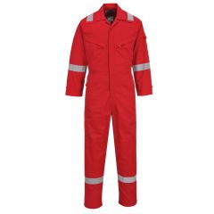 Portwest Bizflame Plus FR28 Red FR Lightweight Anti Static Coverall