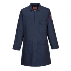 Portwest Bizflame Plus FR34 Navy FR Lightweight Antistatic Coat