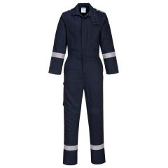 Portwest Bizflame Plus FR501 Navy Stretch FR Panelled Coverall