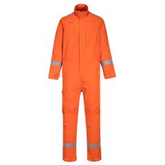 Portwest Bizflame Plus FR501 Orange Stretch FR Panelled Coverall