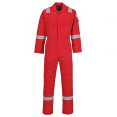 Portwest Bizflame Plus FR50 Red Flame Resistant Anti Static Coverall