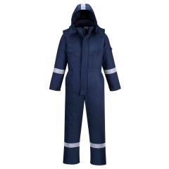 Portwest Bizflame Plus FR53 Navy FR Anti Static Winter Coverall