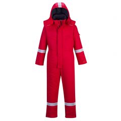 Portwest Bizflame Plus FR53 Red FR Anti Static Winter Coverall