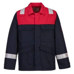 Portwest Bizflame Plus FR55 Navy Flame Resistant Antistatic Jacket