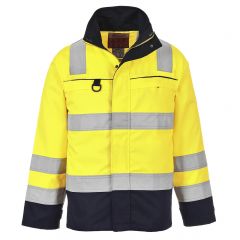Portwest Bizflame Multi Hazard FR61 Yellow High Vis Multi Norm Jacket