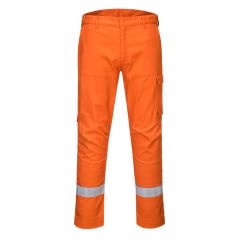 Portwest Bizflame Ultra FR66 Orange FR Antistatic Knee Pad Trousers