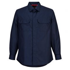 Portwest Bizflame Plus FR69 Navy Flame Resistant Antistatic Shirt