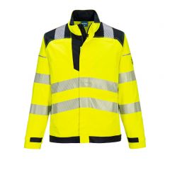 PW3 Workwear FR714 Yellow Antistatic Flame Resistant High Vis Jacket