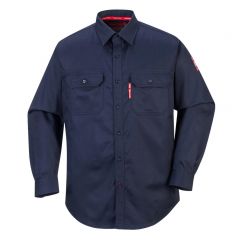 Portwest Bizflame Workwear FR89 Navy Flame Resistant Lightweight Shirt