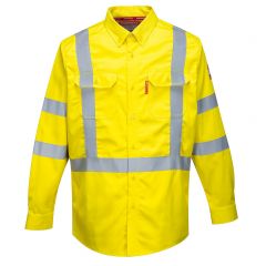 Portwest Bizflame FR95 Yellow High Vis Lightweight Shirt