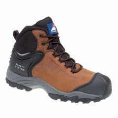 Himalayan 4104 Gravity Waterproof Brown Leather Metal Free Safety Boots