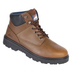 Himalayan 1201 Brown Nubuck Leather S3 Unisex Mid Cut Safety Boots