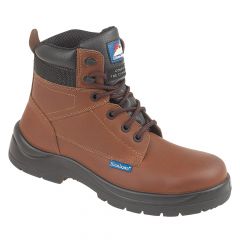 Himalayan 5119 Brown Leather HyGrip S3 Metal Free Unisex Safety Boots