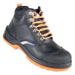 Himalayan 5400 Black Leather Steel Toe and Midsole Reflecto Safety Boots