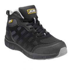 JCB Hydradig Black Steel Toe And Midsole S1P Mid Cut Safety Boots