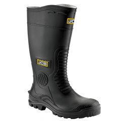 JCB Hydromaster Black Steel Toe And Midsole S5 Safety Wellingtons