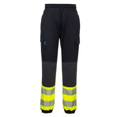 KX3 Workwear KX341 Yellow Stretch High Vis Flexi Class 1 Jogger