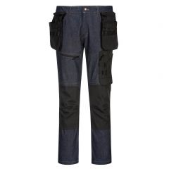 KX3 Workwear KX342 Denim Blue Holster Pocket Kneepad Work Trousers