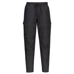 KX3 Workwear KX345 Black kneepad Pocket Drawstring Combat Trousers