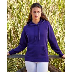 Fruit of the Loom Lady-Fit Lightweight Hooded Sweat