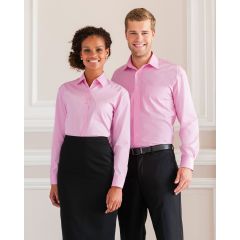 Jerzees Lady L/Sleeve Pure Cotton Shirt