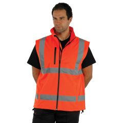 Yoko Hi Vis Softshell Bodywarmer