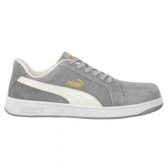 Puma Safety Iconic Metal Free Grey Suede Lightweight ESD Safety Trainers