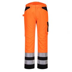 PW2 Workwear PW241 Orange High Visibility Service Work Trousers