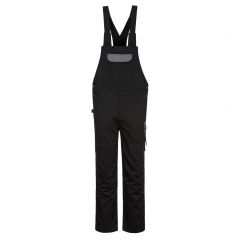 PW2 Workwear PW243 Black Polycotton Bib and Brace Work Trousers