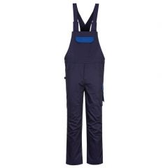 PW2 Workwear PW243 Navy Polycotton Bib and Brace Work Trousers